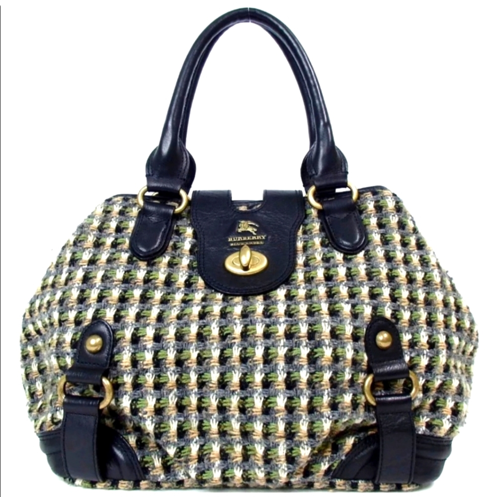 Burberry London Blue Label Satchel Bag